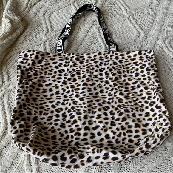 Victoria’s Secret Pink Tote Bag - Leopard Print - Picture 1 of 7